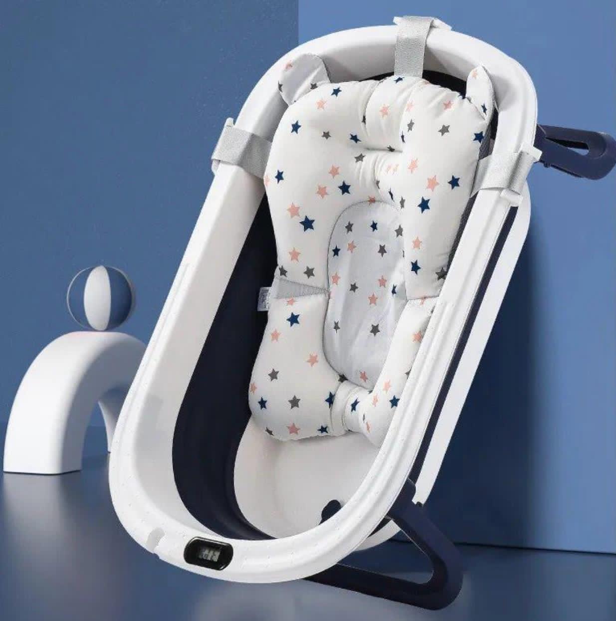 Bassine pliable avec transat de bain