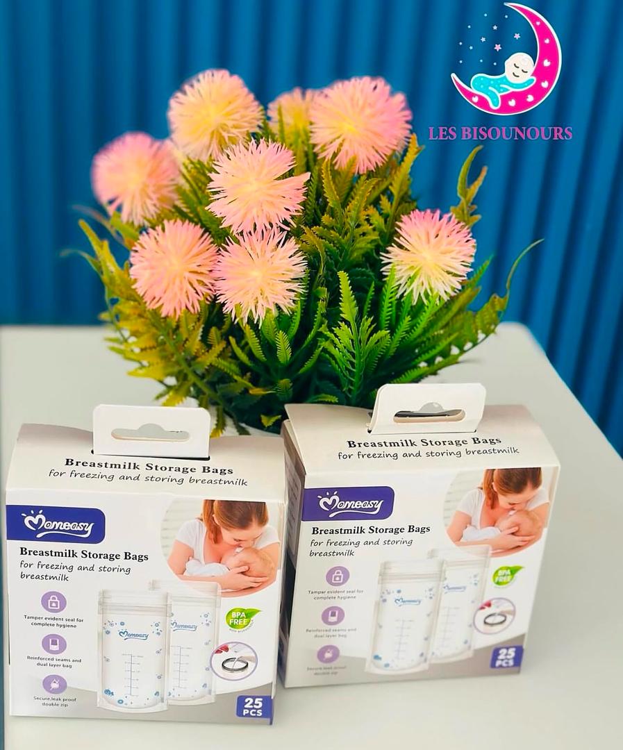 Sachets de conservation de lait maternel