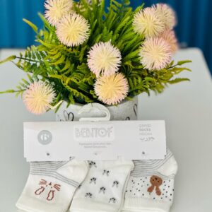 Lot de 3 chaussettes bébés